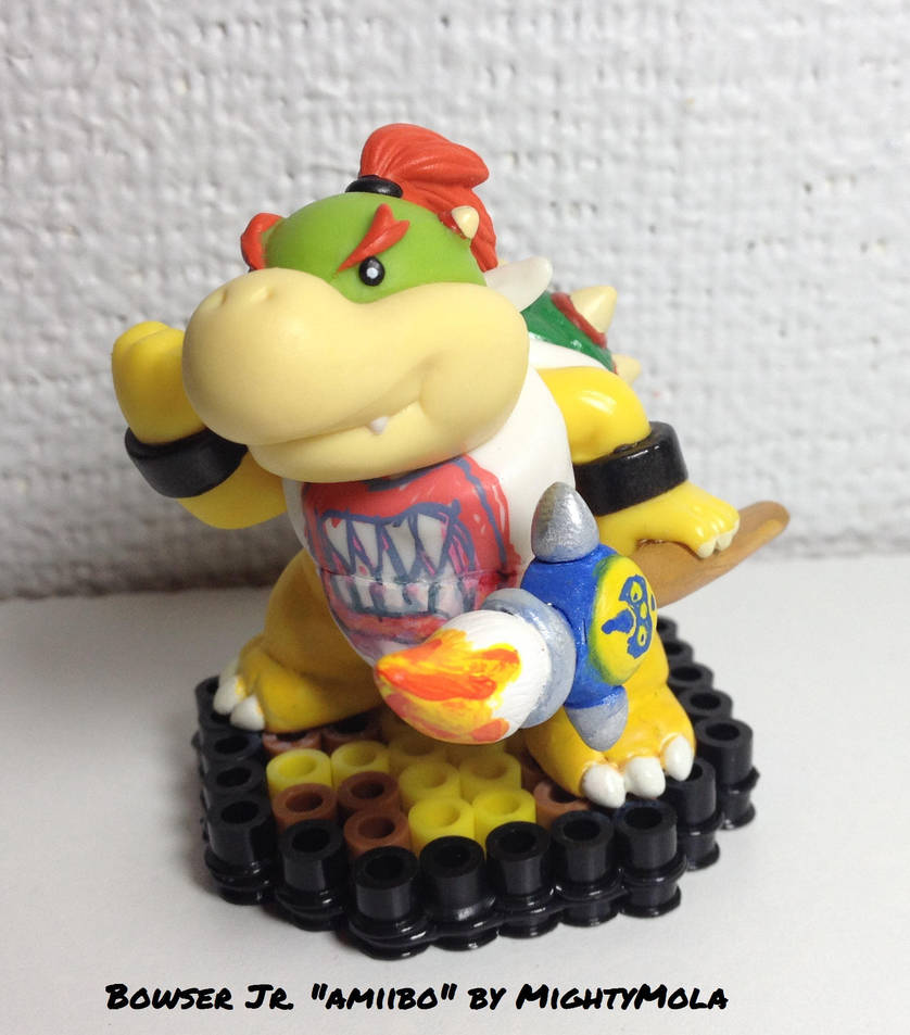 Bowser Jr. Custom 'amiibo' by mightymola on DeviantArt