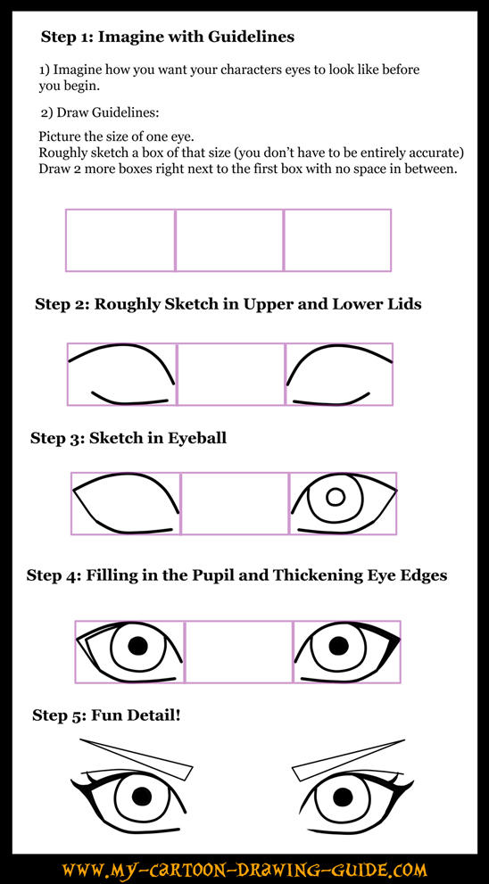 How To Draw Anime Eyes 3 By Lequeen On Deviantart