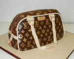 Louis Vuitton Hand bag cake by Dragonsanddaffodils