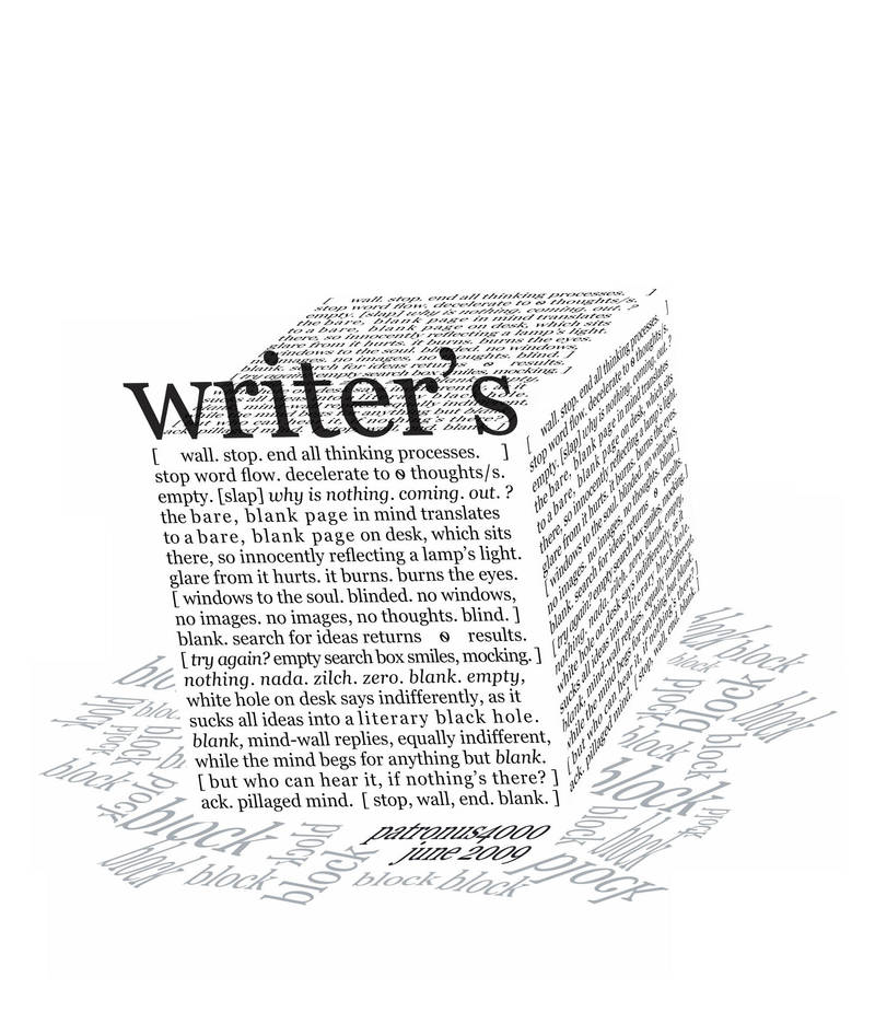 writer's block. by patronus4000
