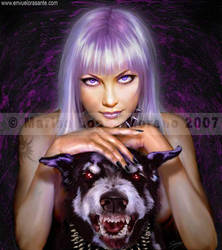 Wild violet by Sarima