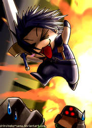 FF7CC: Chibi Zack Comin' Thru by ShiroiNeko-sama
