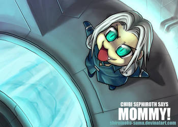 FF7: Chibi Sephy Says Mommy by ShiroiNeko-sama