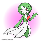 Gardevoir by CraigTheCrocodile