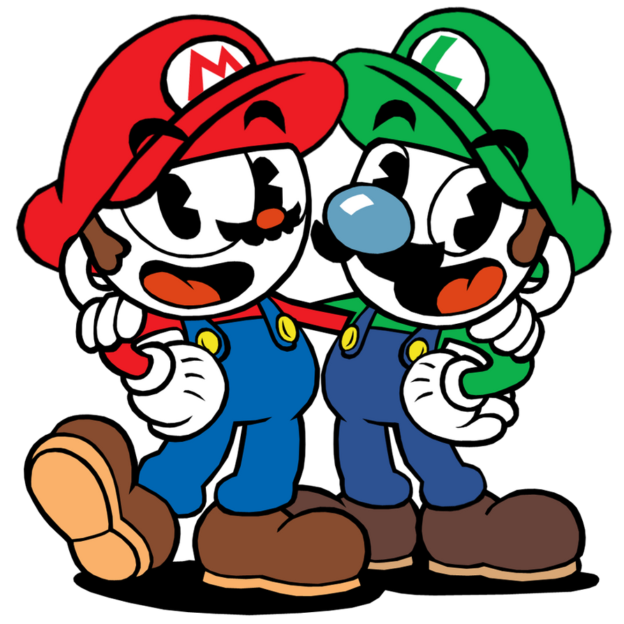 Cuphead and Mugman (Mario and Luigi) by Twin-Gamer on ... Filter by device filter by resolution.