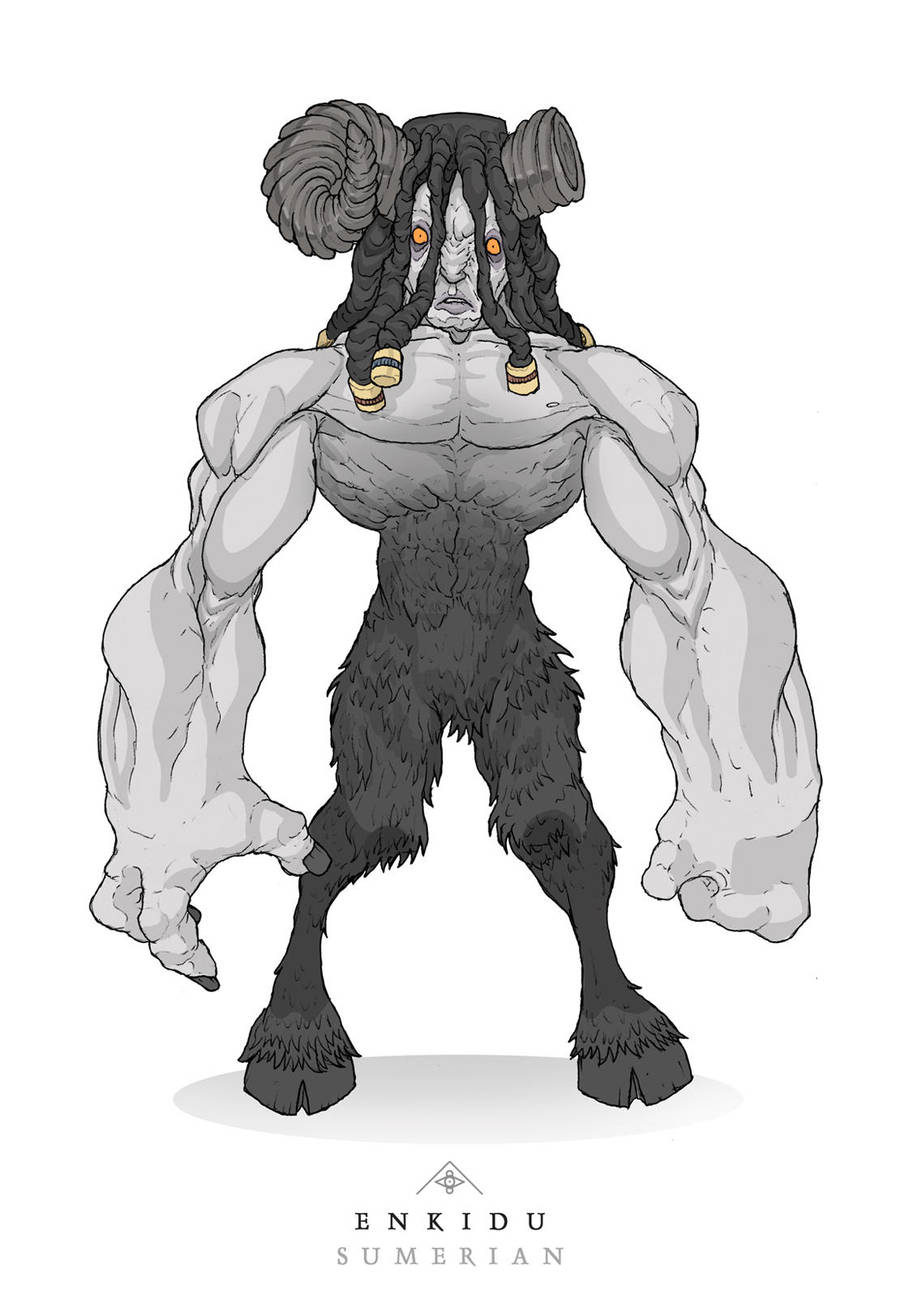 Mythos: Enkidu by MurderousAutomaton