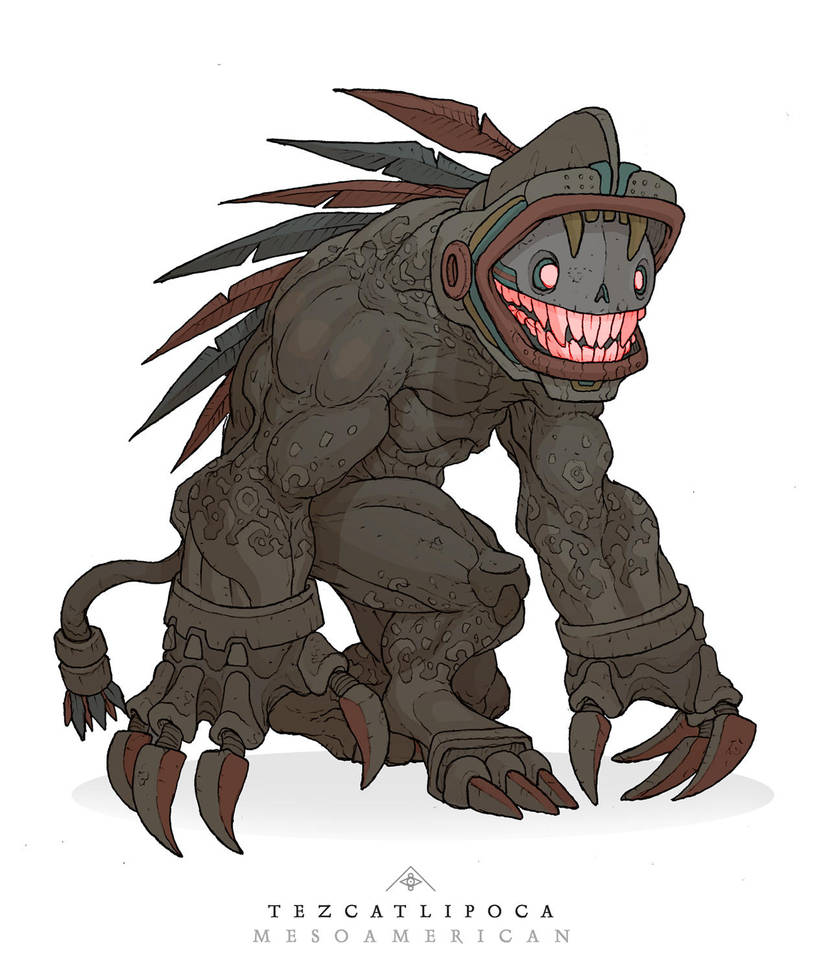 Mythos: Tezcatlipoca by MurderousAutomaton