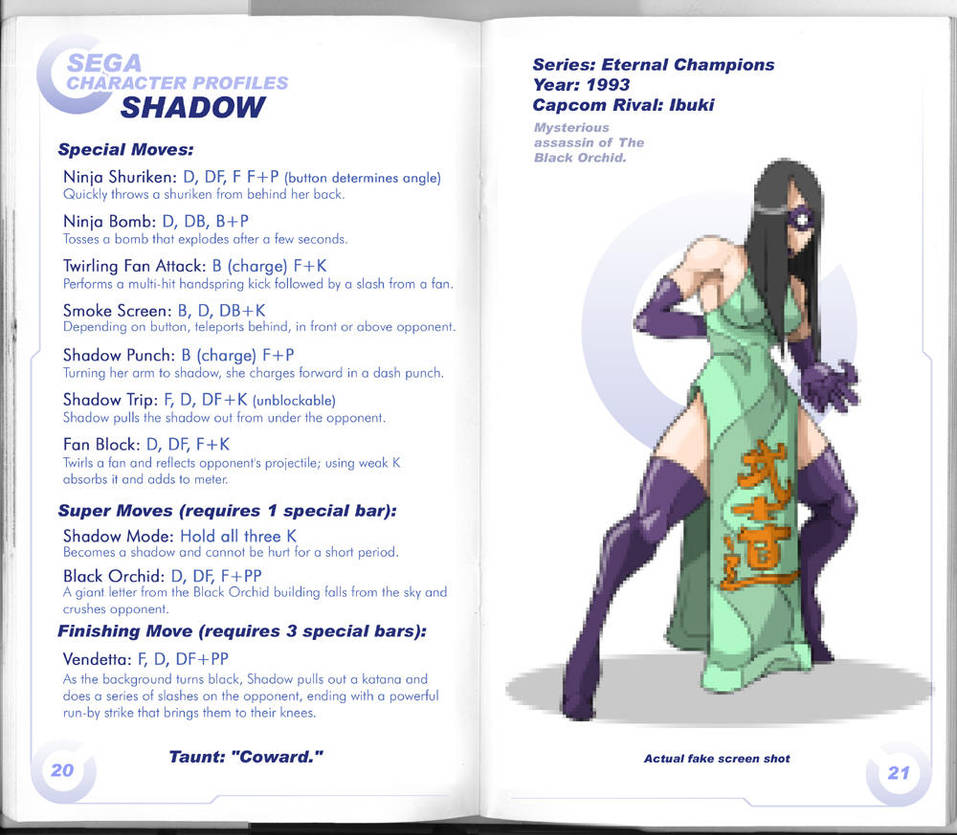 Sega vs Capcom: Shadow by MurderousAutomaton