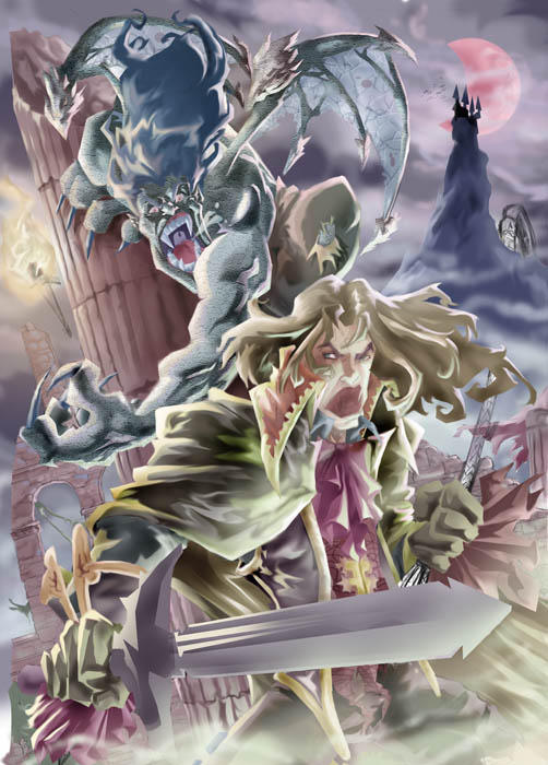 Castlevania semicoloured by airold