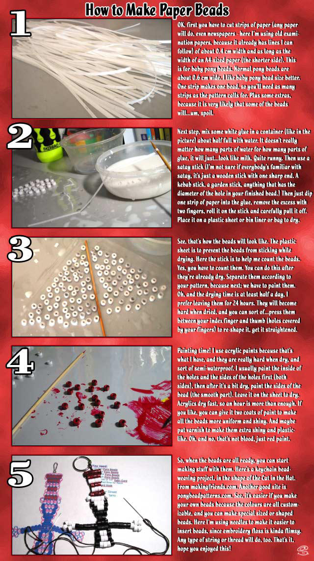 How to Make Paper Beads by aneesah