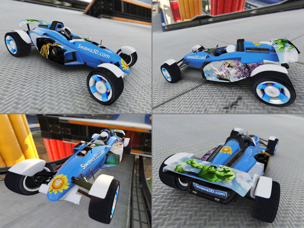 TrackMania 2 Stadium skin by Swawa3D