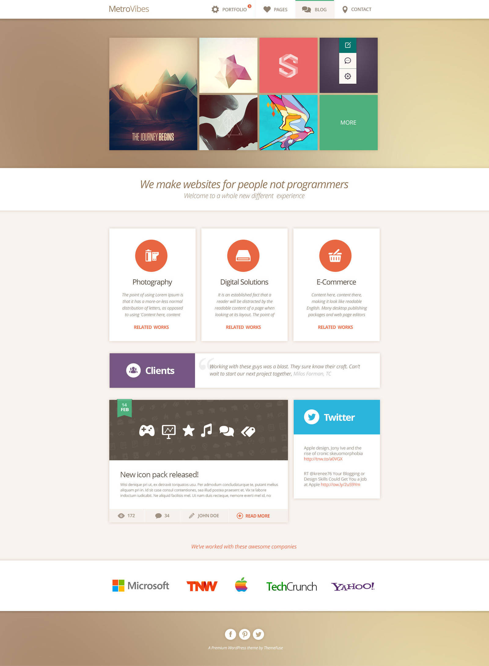 Metro Vibes | Metro WordPress Theme by ThemeFuse