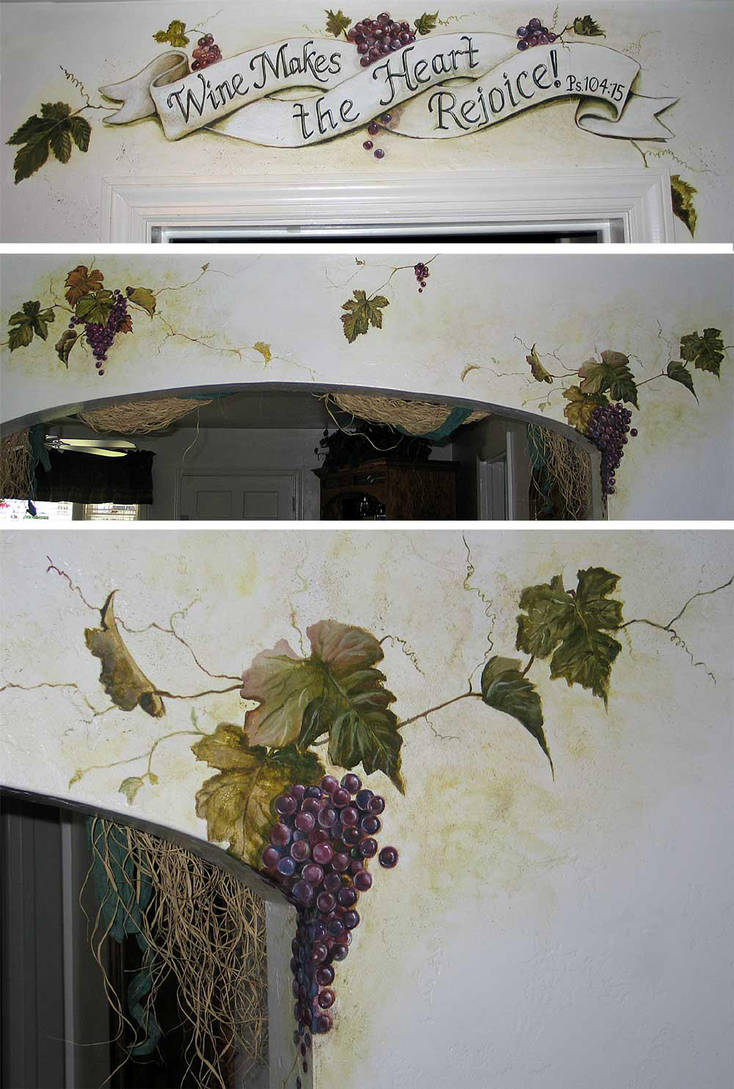 Grapevine Mural by AthenaTT