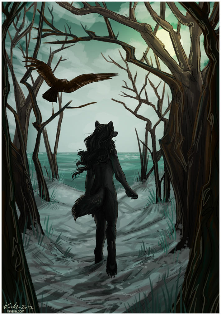 Commission - Erin - Savina and the Sea by Kiriska