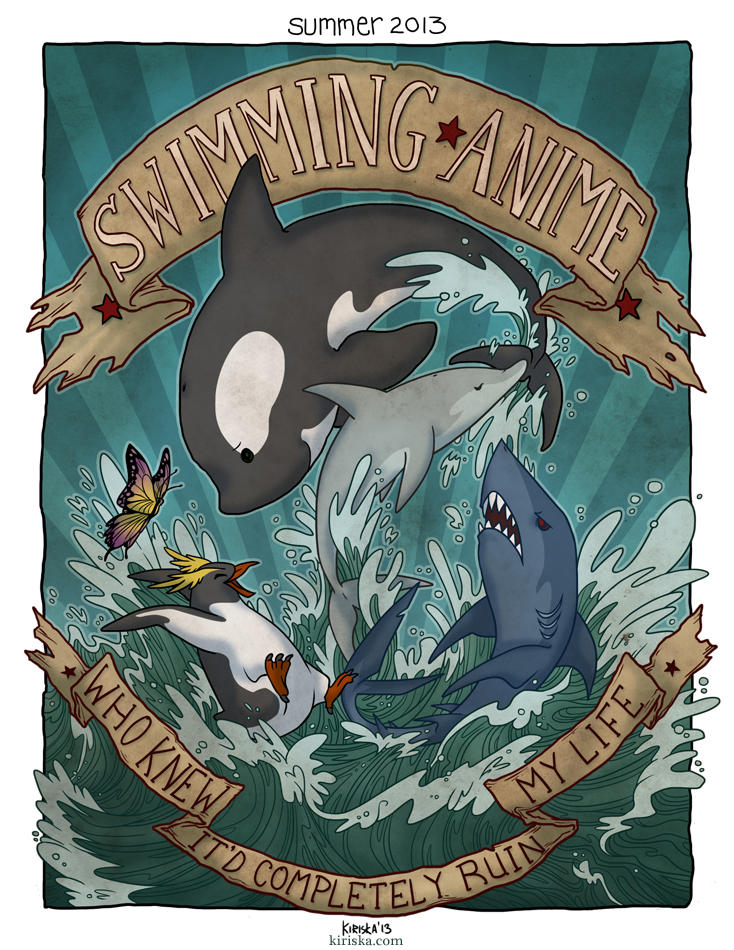 SWIMMING ANIME by Kiriska