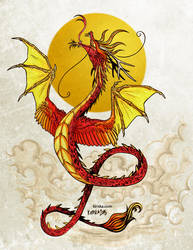 Red and Gold by Kiriska