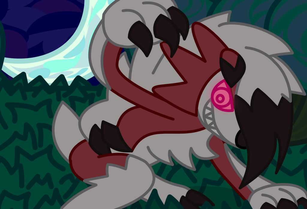 Lycanroc Midnight by doubleosquirtle