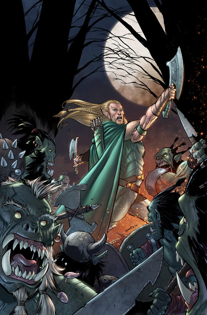 Dungeons and Dragons 3 cover by aburtov