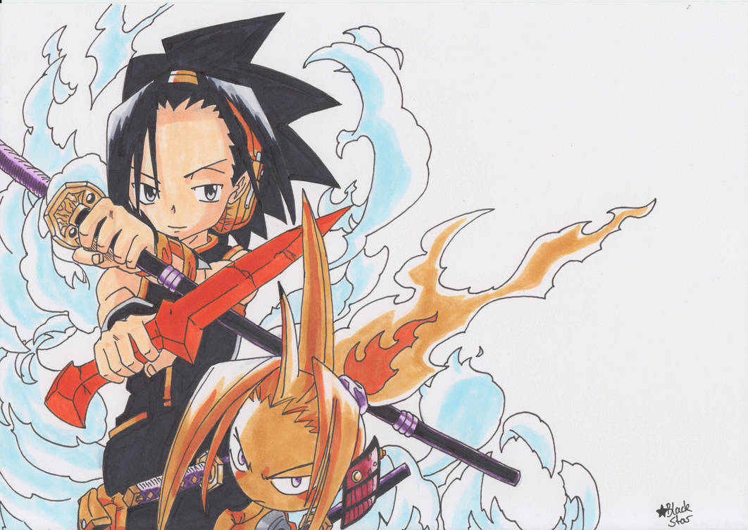 Yoh Asakura (Shaman King) by BlackStarLGArt on DeviantArt