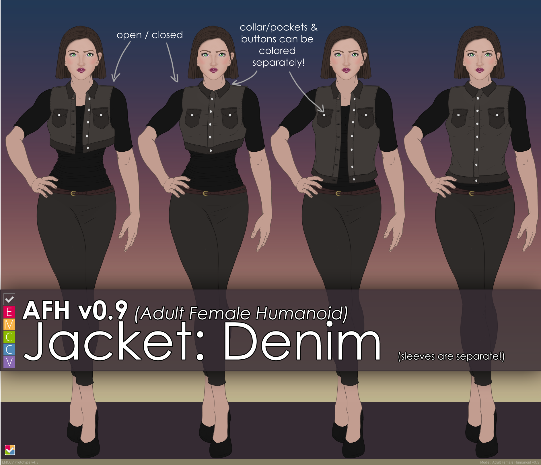 AFH: Jacket - Denim by EMCCV
