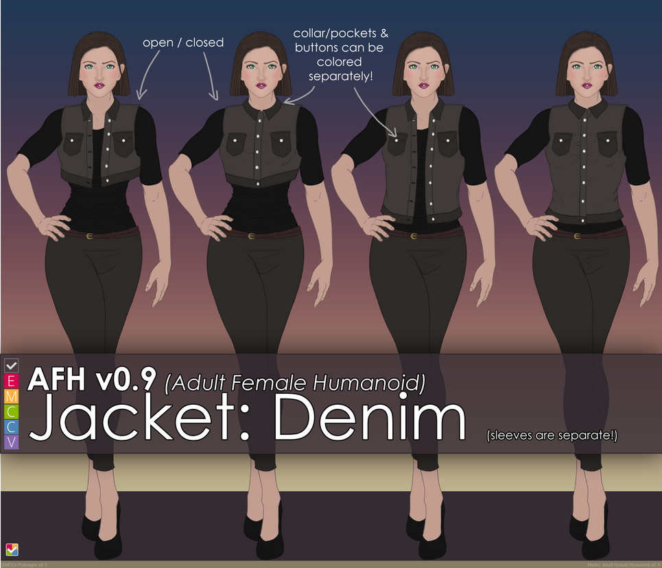 AFH: Jacket - Denim by EMCCV