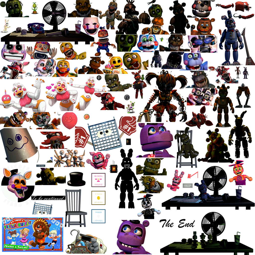 запчасти аниматроников. Fnaf pack. фнаф 9 персонажи. Fnaf pack. детали аниматроников.