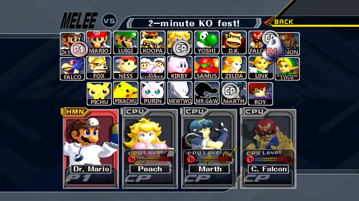 Super Smash Bros. Melee HD Update (DOWNLOAD) by ConnorRentz