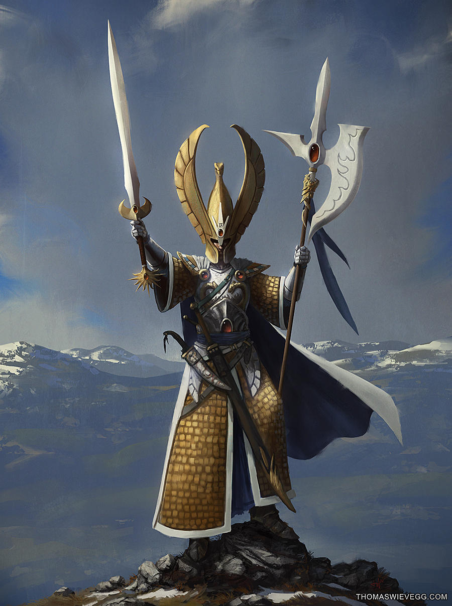 Warhammer: Phoenix Guard by thomaswievegg