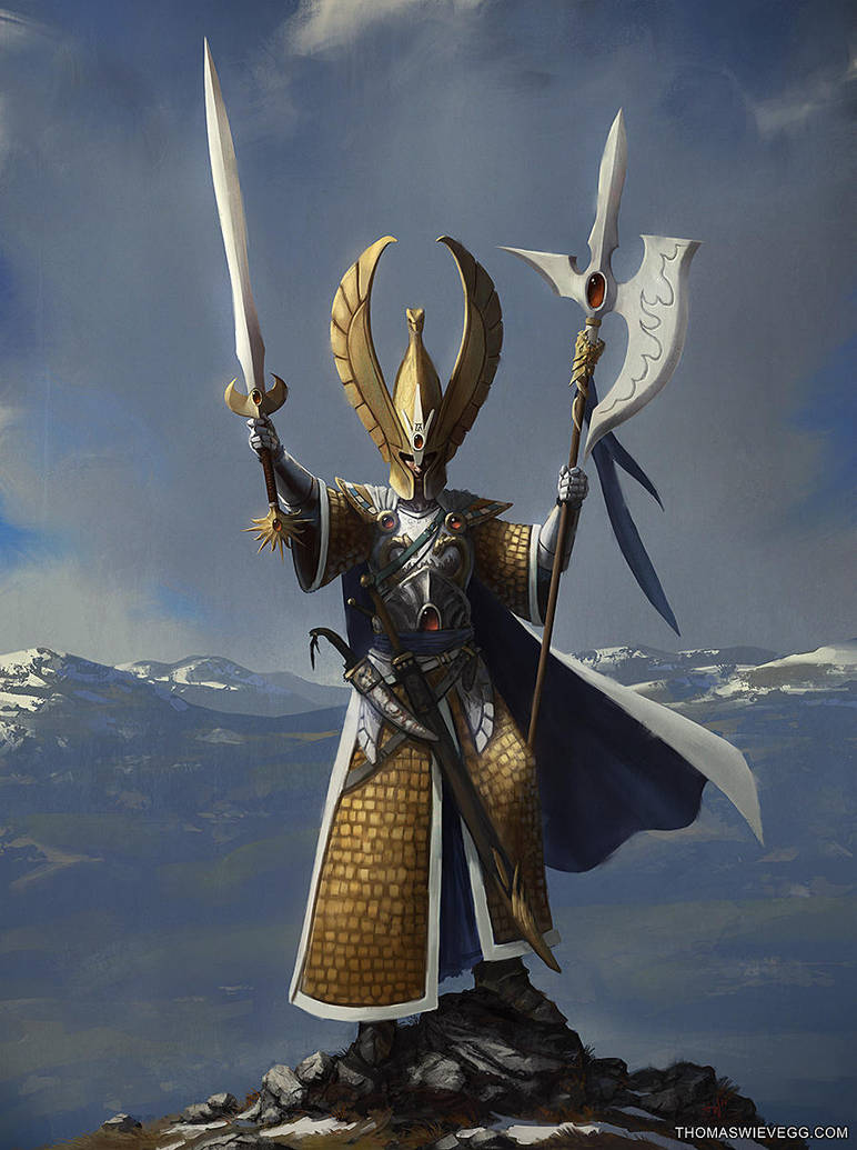 Warhammer: Phoenix Guard by thomaswievegg