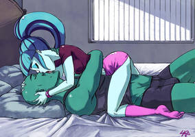 Anon and Sonata Commission by ParadoxBroken