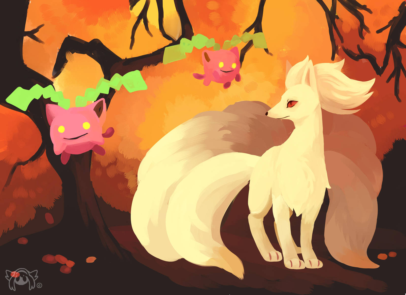 Pokemon - Ninetales (Speedpaint)