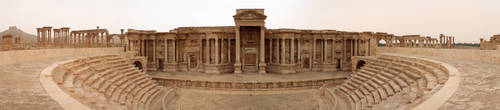 Palmyra theatre by Eusebius-fr