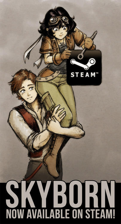 Skyborn's on Steam! by Saehral