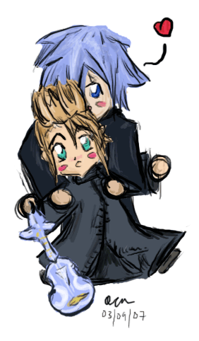 Zemyx: Random glomp by JediAmara