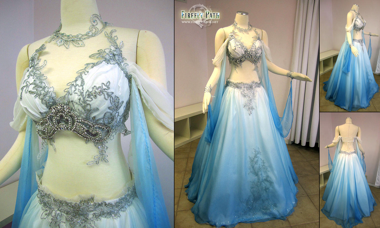 Belly Dancer Wedding Gown by Firefly-Path