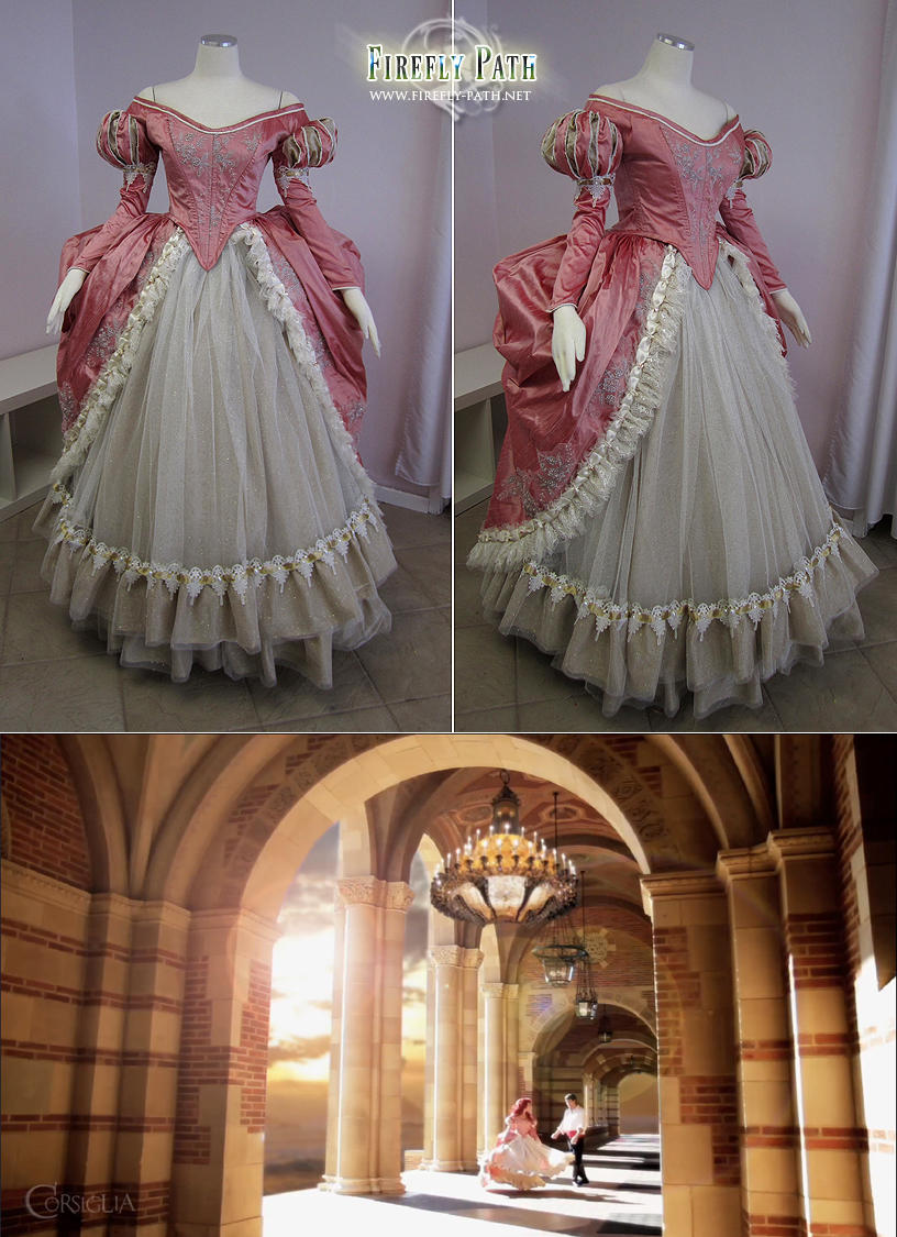 Ariel's Pink Ball Gown by Firefly-Path