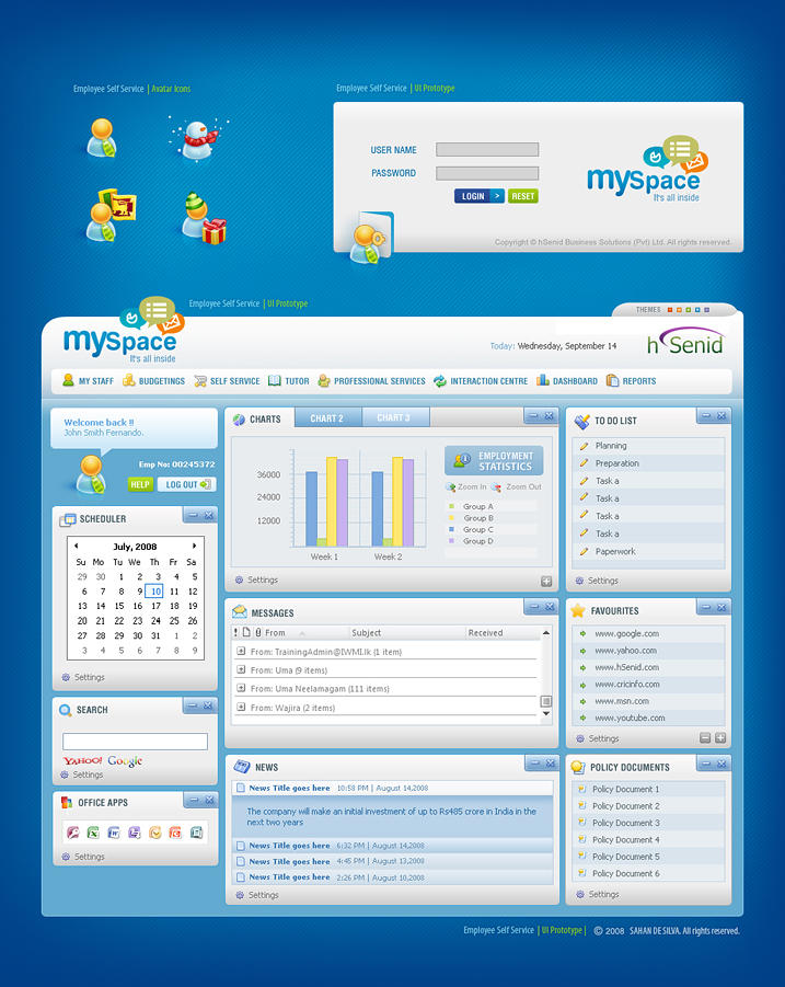 Web Interface 4 by sahandsl
