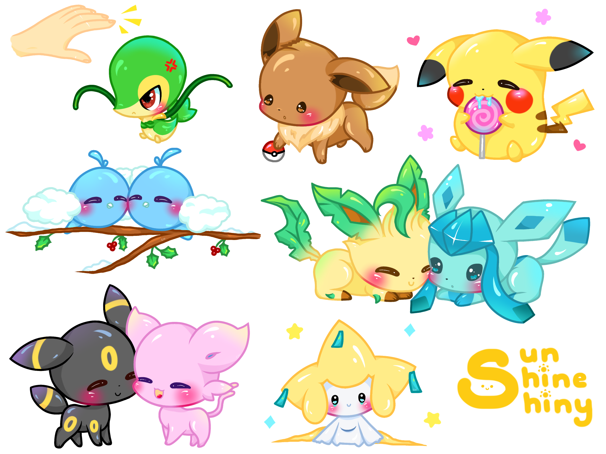 Pokemon Chibis (2) by Sunshineshiny on DeviantArt