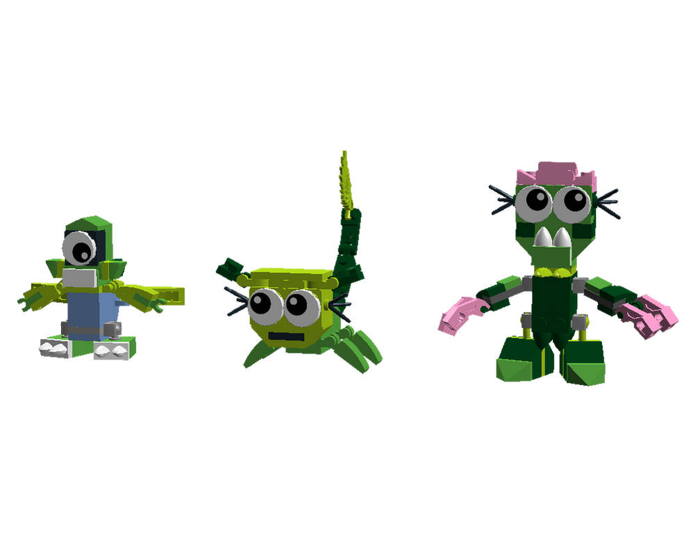 LDD Mixels: Sparklies Models by Luqmandeviantart2000
