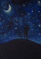 Boy and stars by Lenishek