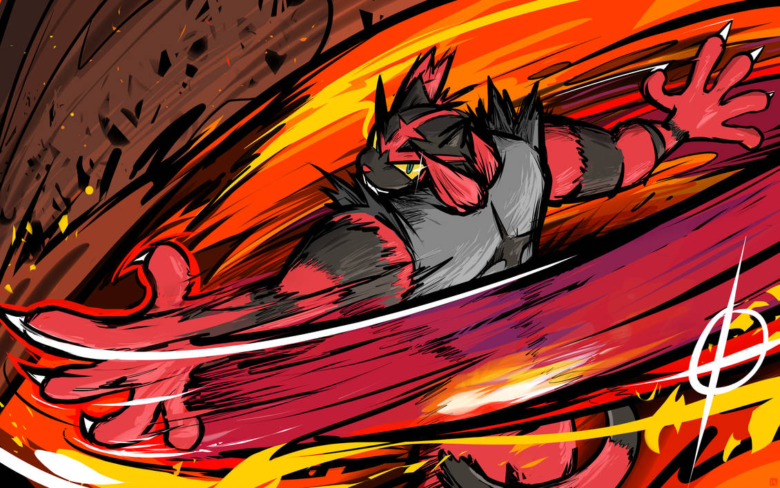 Incineroar | Darkest Lariat by ishmam on DeviantArt