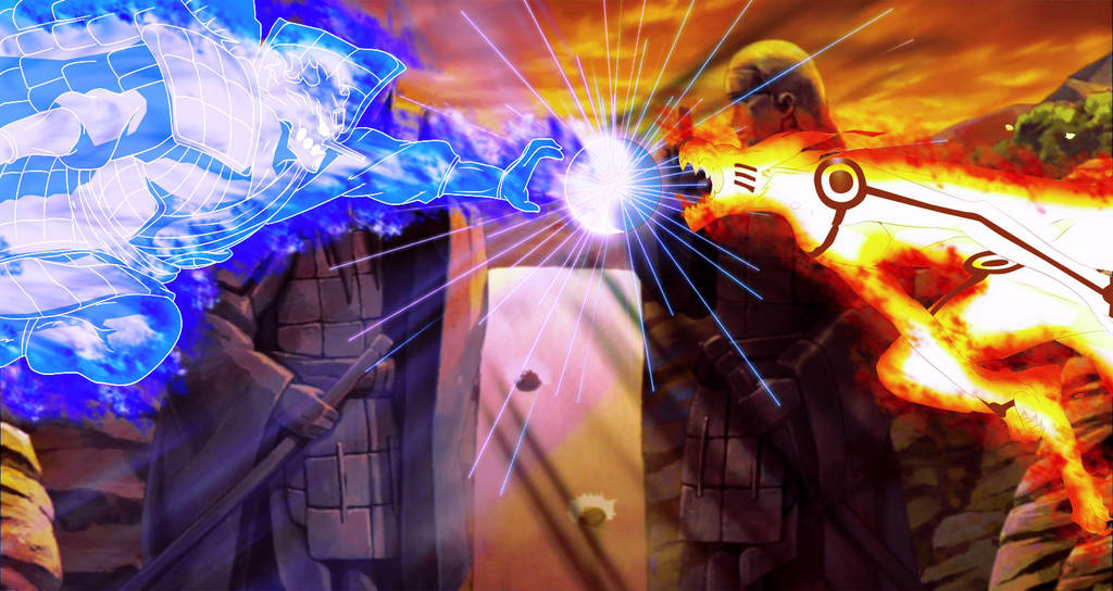 Kurama vs Susanoo by GEVDANO on DeviantArt