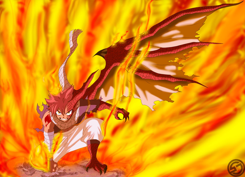 NatsuHalfDragonmode by GEVDANO on DeviantArt