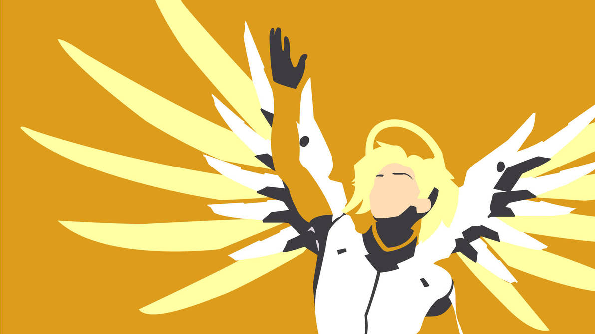 Overwatch Vector Wallpaper Mercy By Choren64 On Deviantart
