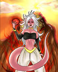Android 21 - colouring for U-007 by GreySparkle