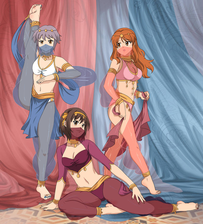 Harem Highjinks of Haruhi Suzumiya-The competition by jackmackhack
