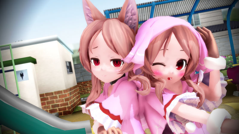 .:MMD:. Lil' Wolf Cuties~! by A-Daiya