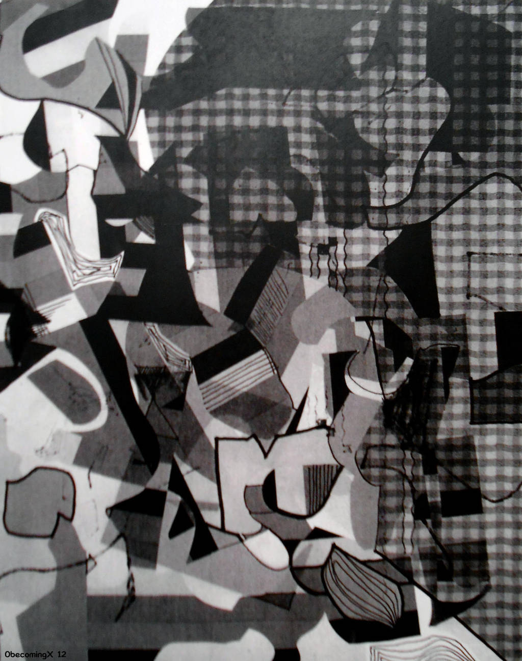 Copy Machine Collage by 0becomingX