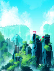 Peak Falls by SeerLight