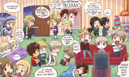 The Ultimate Slumber Party by bluupanda